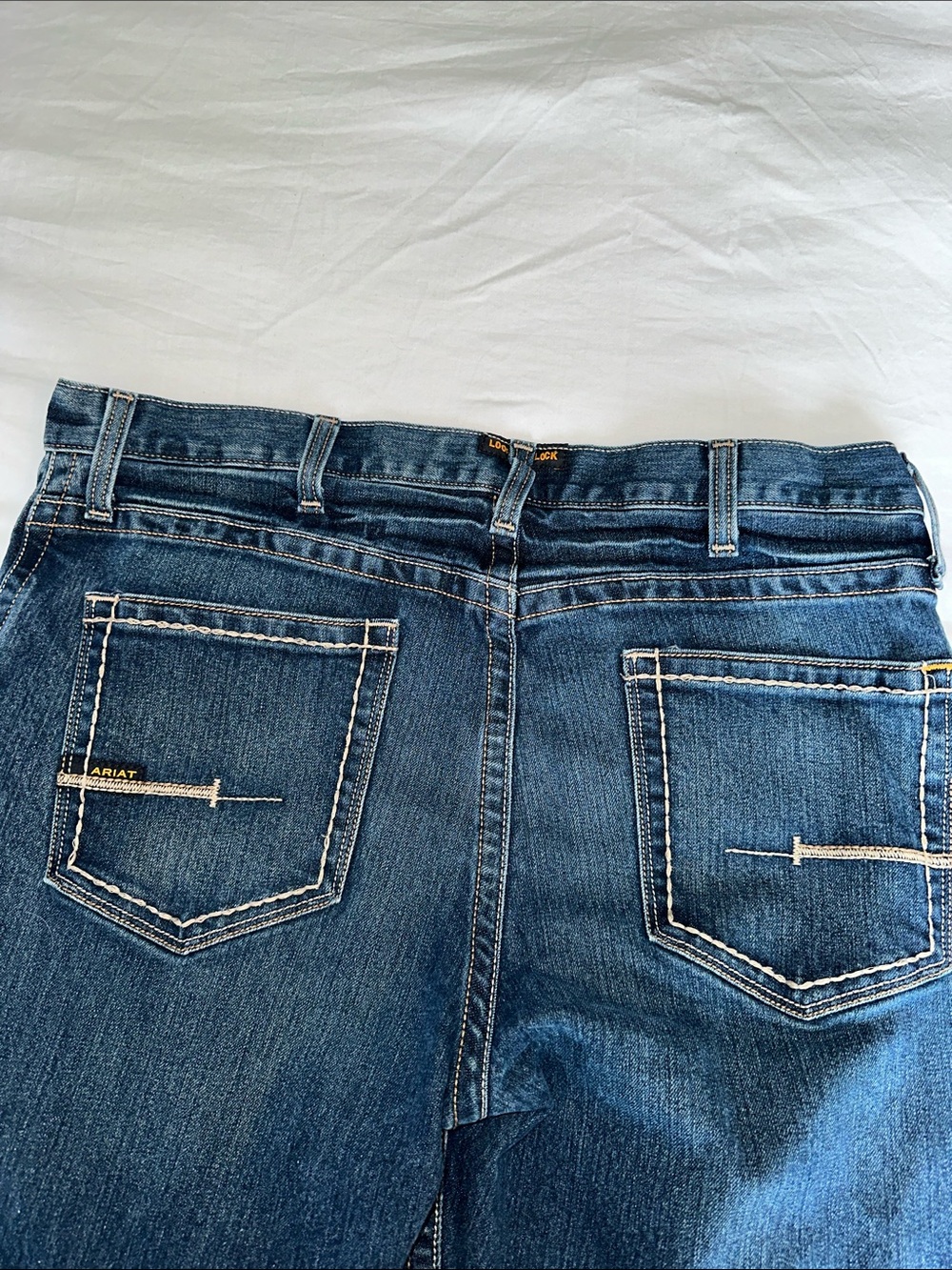 Ariat Men's M4 Relax Boot Rebat Jeans 38x32. - Picture 6 of 7